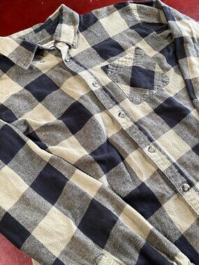 Mens Magellan Green Black Plaid Flannel Canyon Creek Classic Fit Shirt (Medium)